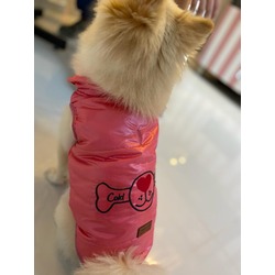 Pembe Parlak Köpek Yeleği